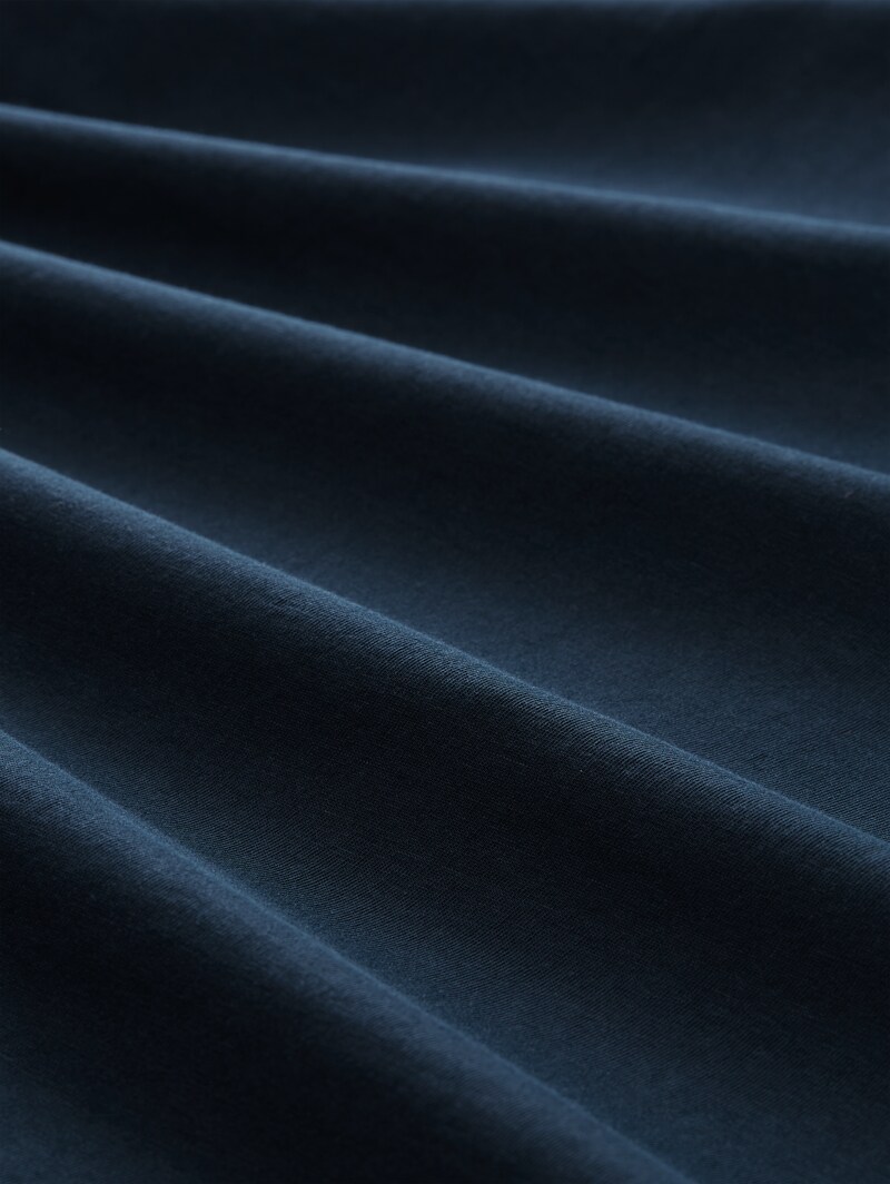 Tom Tailor Henley T-Shirt im Used-Look - Sky Captain Blue