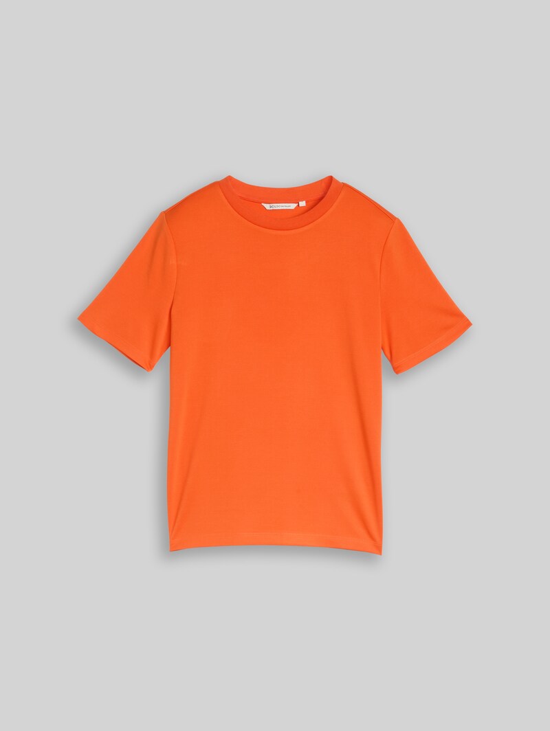 Tom Tailor Loose Fit T-Shirt - Fiery Orange