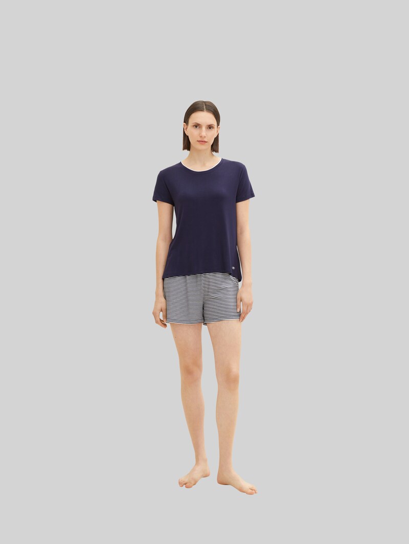 Tom Tailor Pyjama-Set mit Streifenmuster - Blue Ring
