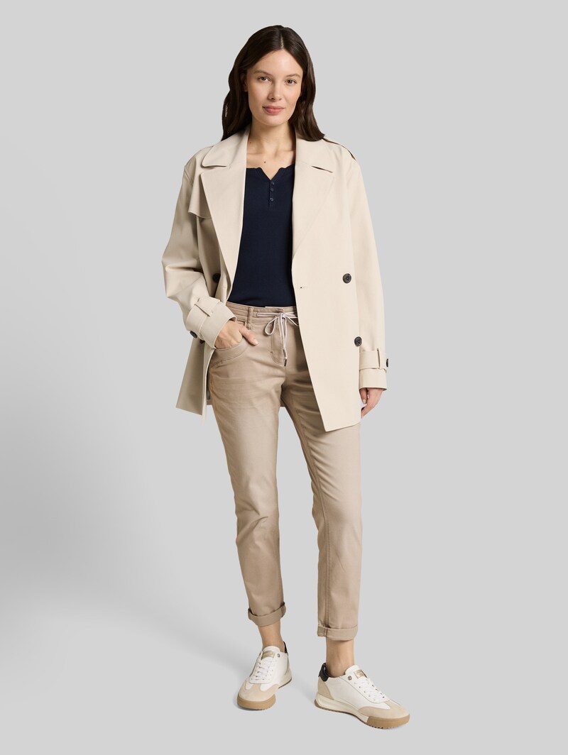 Tom Tailor Tapered Relaxed Hose - Soft Taupe Grey