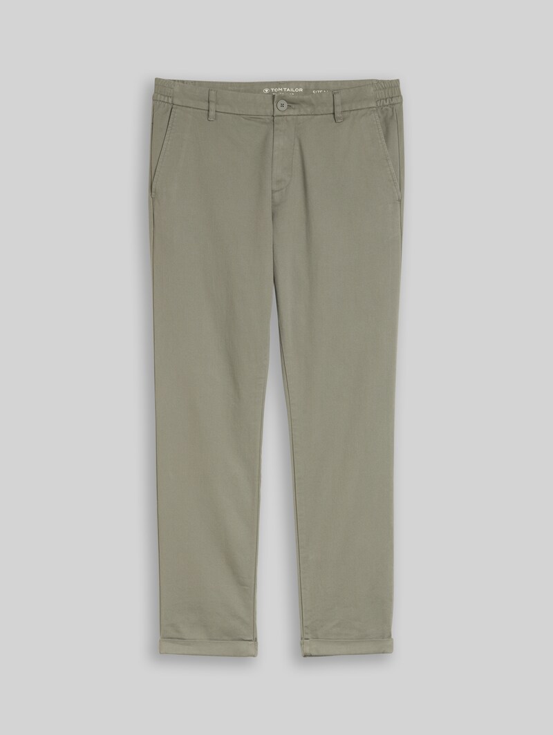 Tom Tailor TTREGULAR Chino Hose - Greyish Shadow Olive