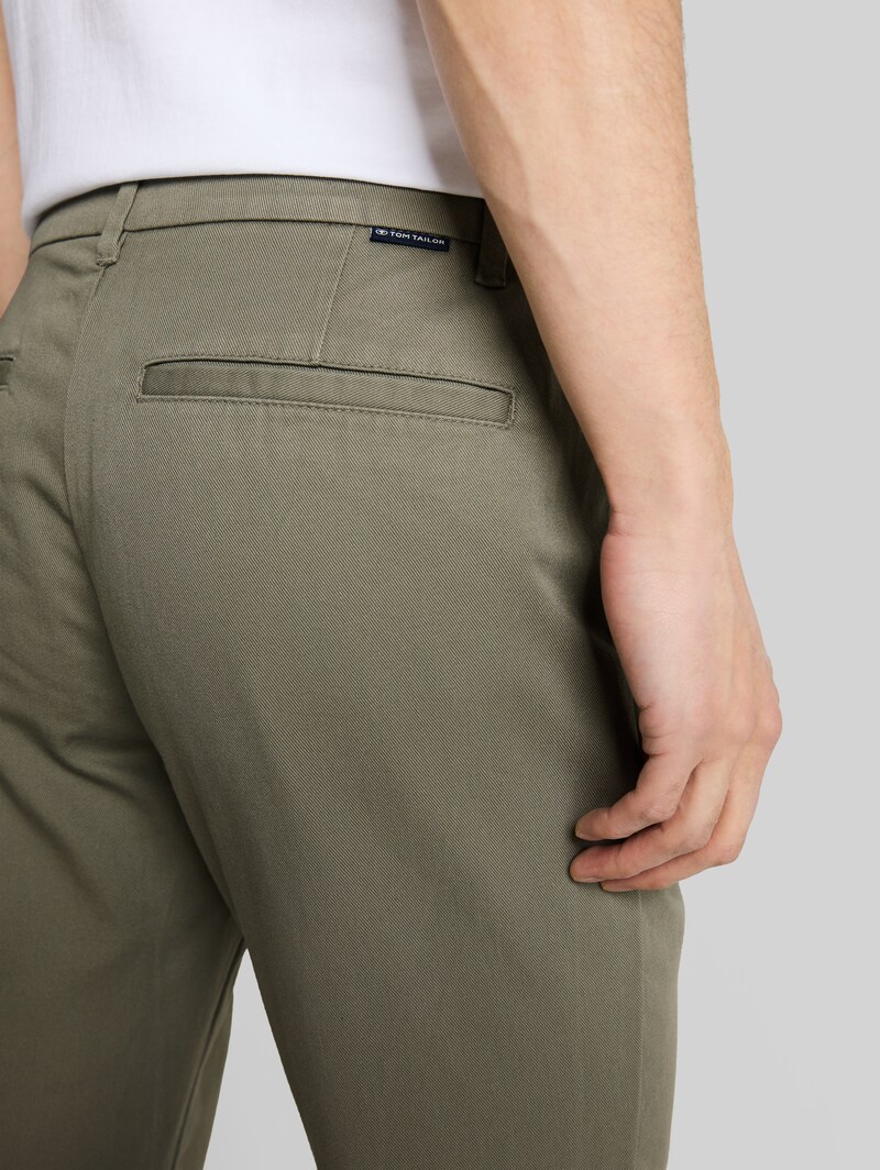 Tom Tailor TTREGULAR Chino Hose - Greyish Shadow Olive
