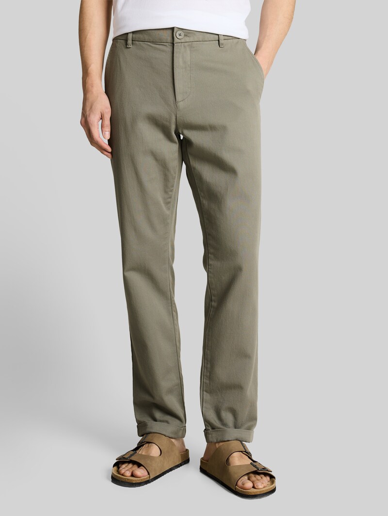 Tom Tailor TTREGULAR Chino Hose - Greyish Shadow Olive