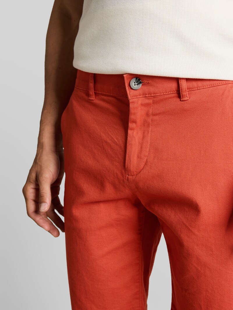 Tom Tailor TTSLIM Chino Shorts - Chili Orange