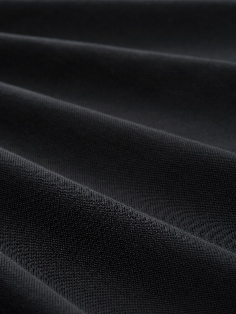 Tom Tailor Poloshirt mit Bomberkragen - Black