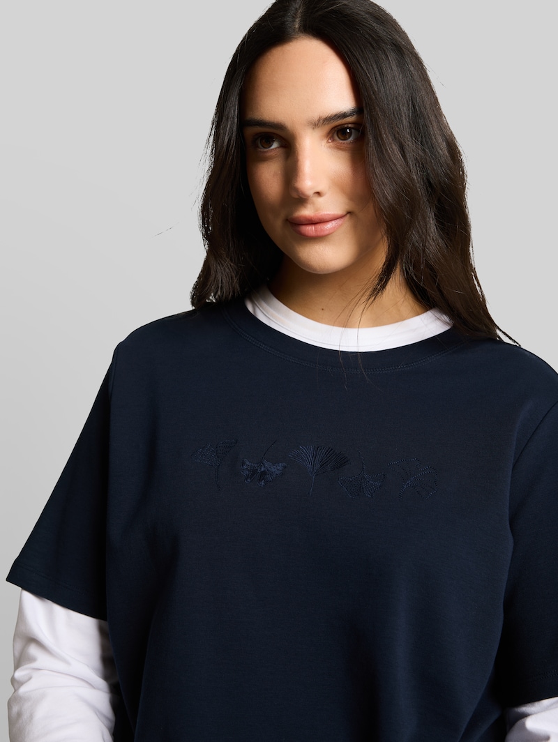 Tom Tailor Plus Size - T-Shirt aus Baumwolle - Lunar Eclipse