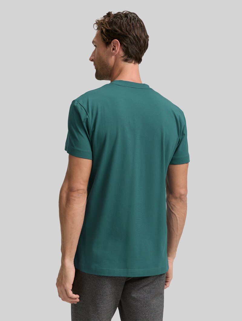 Tom Tailor Slim Fit T-Shirt mit Stretch - Jasper Green