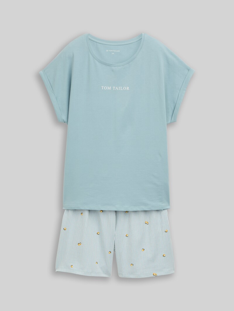 Tom Tailor Pyjama-Set mit Muster - Blue-medium-vertical Stripe