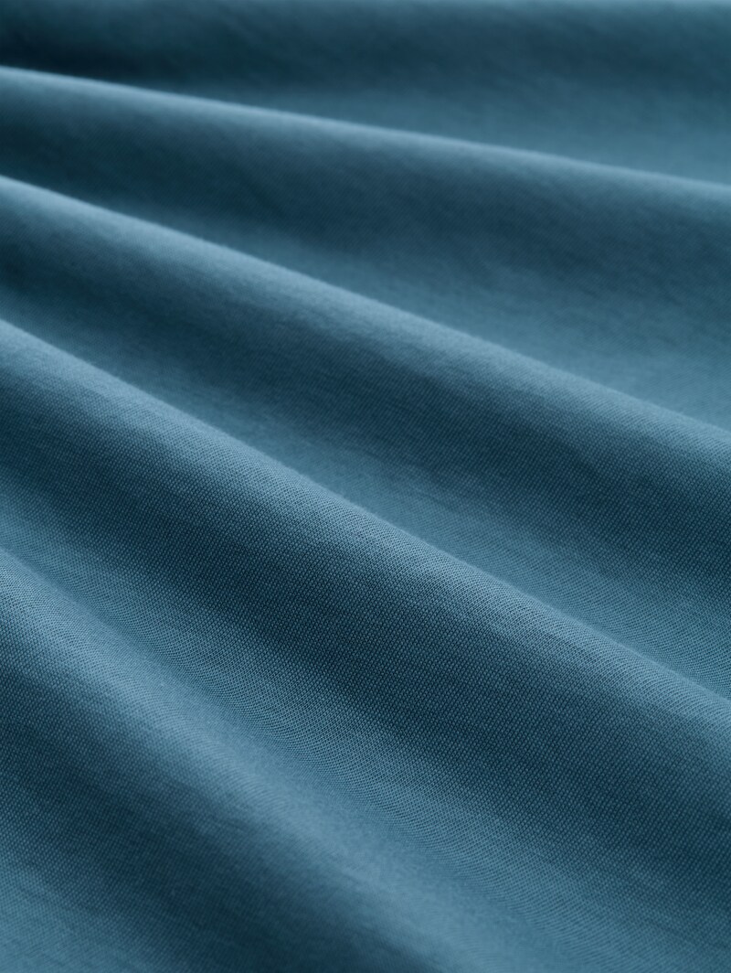 Tom Tailor Relaxed Fit T-Shirt aus Baumwolle - Tide Petrol