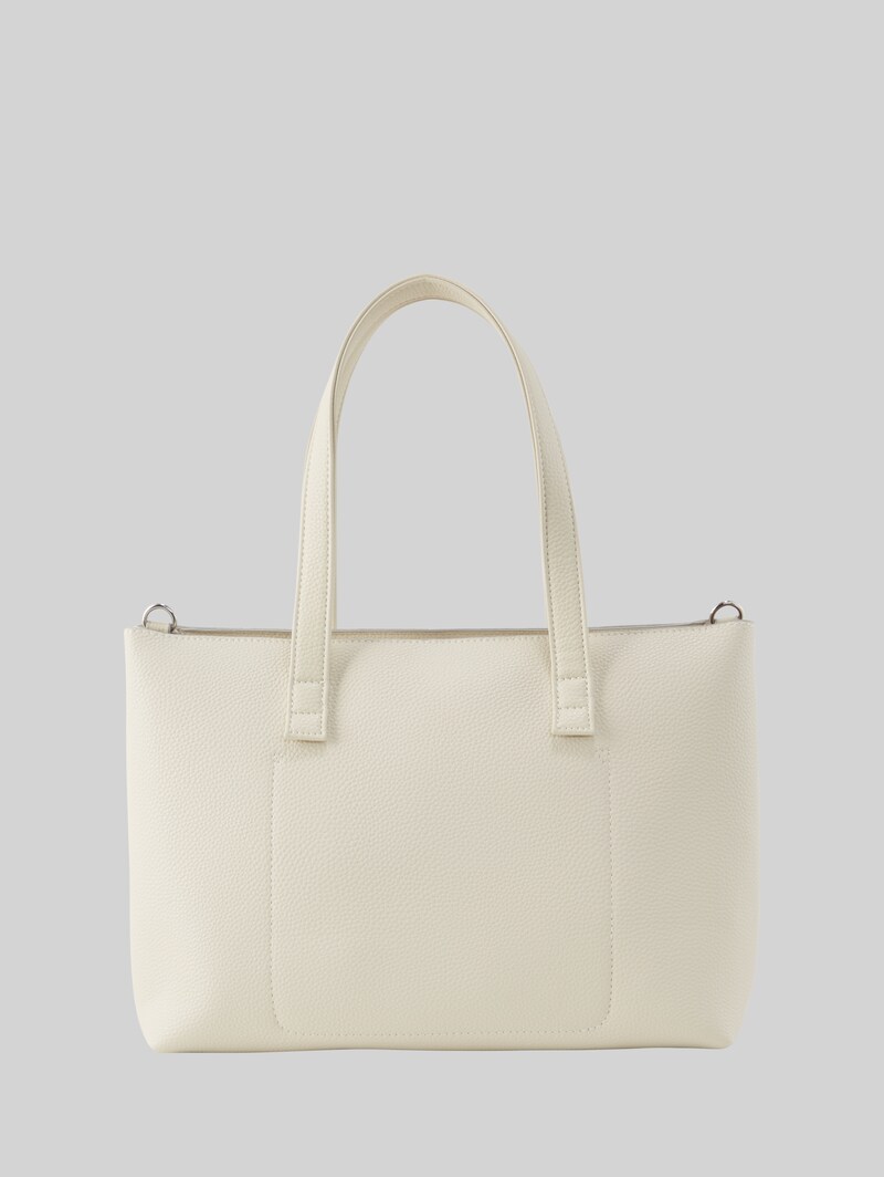 Tom Tailor TTELIS M Tragetasche mit Logo-Prägung - Off White / Off White