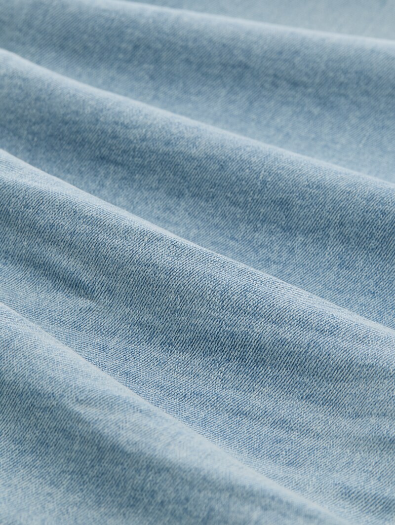 Tom Tailor TTMAYA TAPERED Stretch Jeans mit Kordelzug - Light Stone Blue Denim