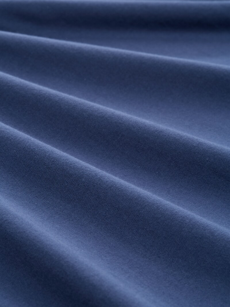 Tom Tailor Langarmshirt aus Baumwolle - Ocean Blue