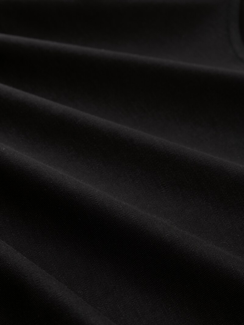Tom Tailor T-Shirt mit Knotendetail - Deep Black