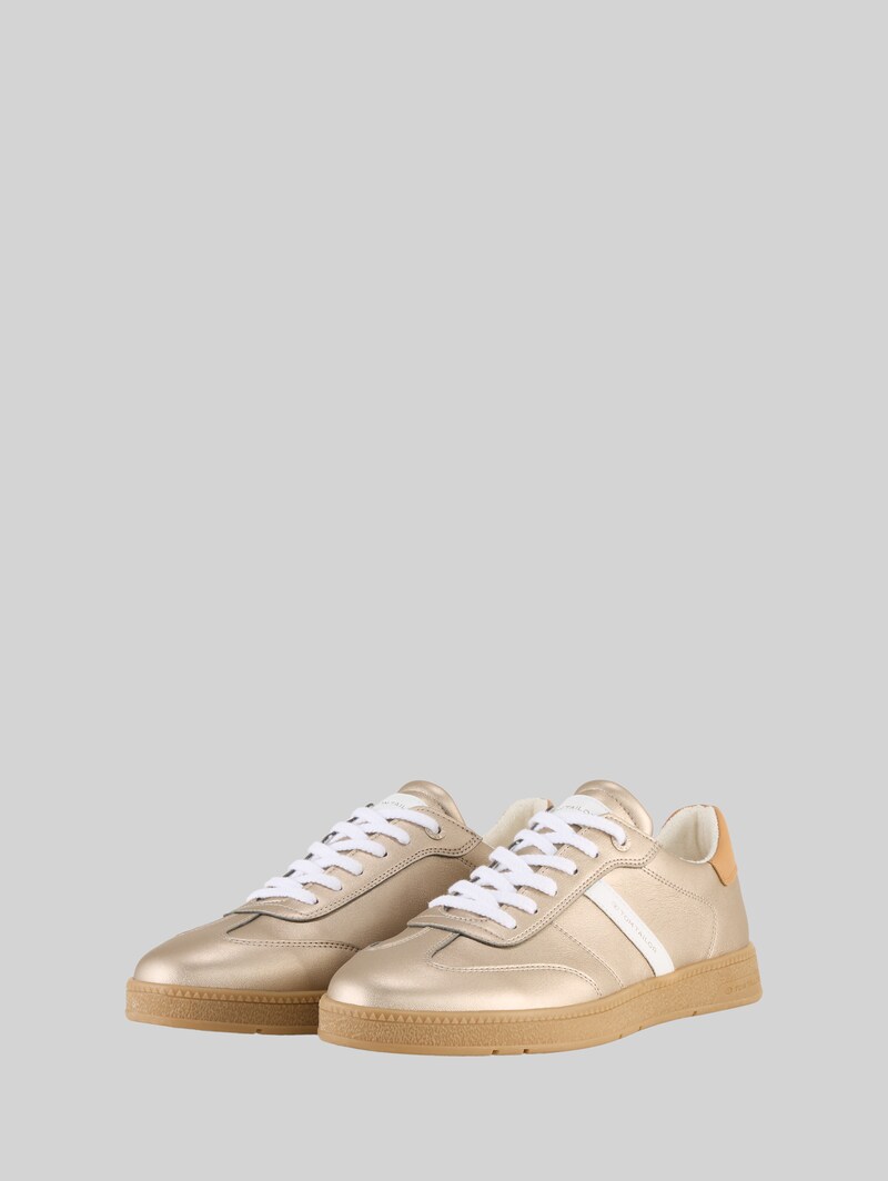 Tom Tailor Sneaker im Metallic-Look - Gold