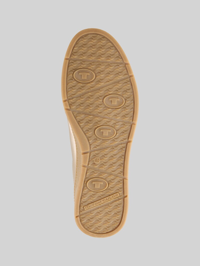 Tom Tailor Sneaker im Metallic-Look - Gold