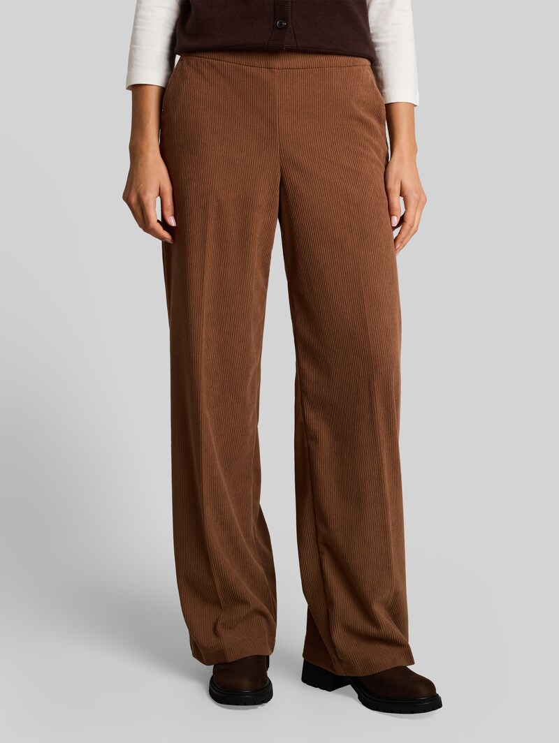 Tom Tailor Wide Leg Cordhose - Camel