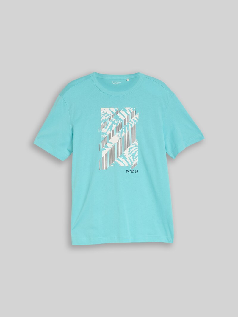 Tom Tailor T-Shirt mit Print - River Teal