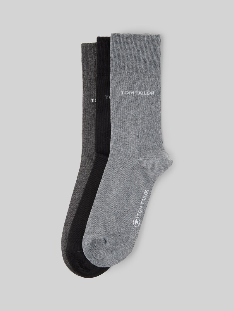 Tom Tailor Socken im 6er-Pack - Grey Melange