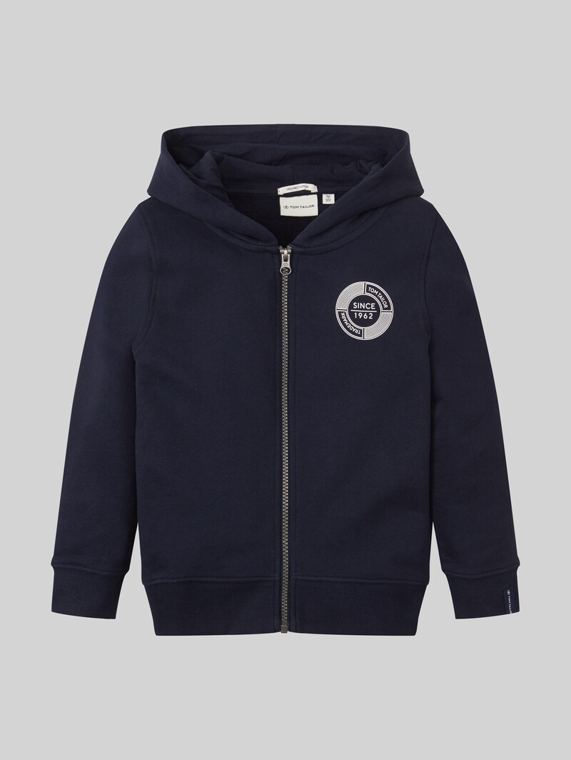 Tom Tailor Kapuzen Hoodie mit Logoprint - Sky Captain Blue