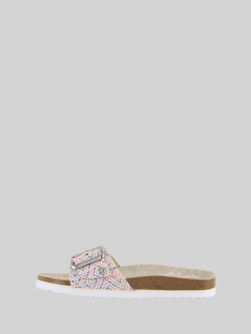 Tom Tailor Flache Sandalen mit Flechtmuster - Blue-multi
