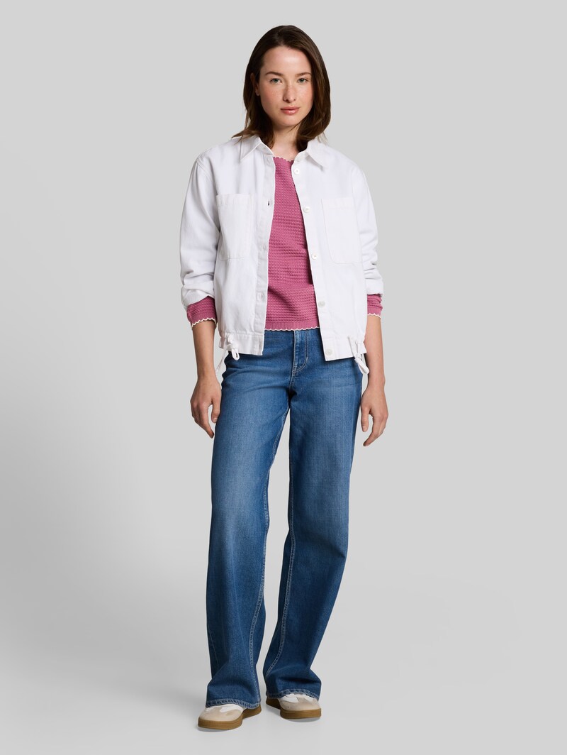 Tom Tailor Relaxed Fit Strickpullover - Dusty Berry