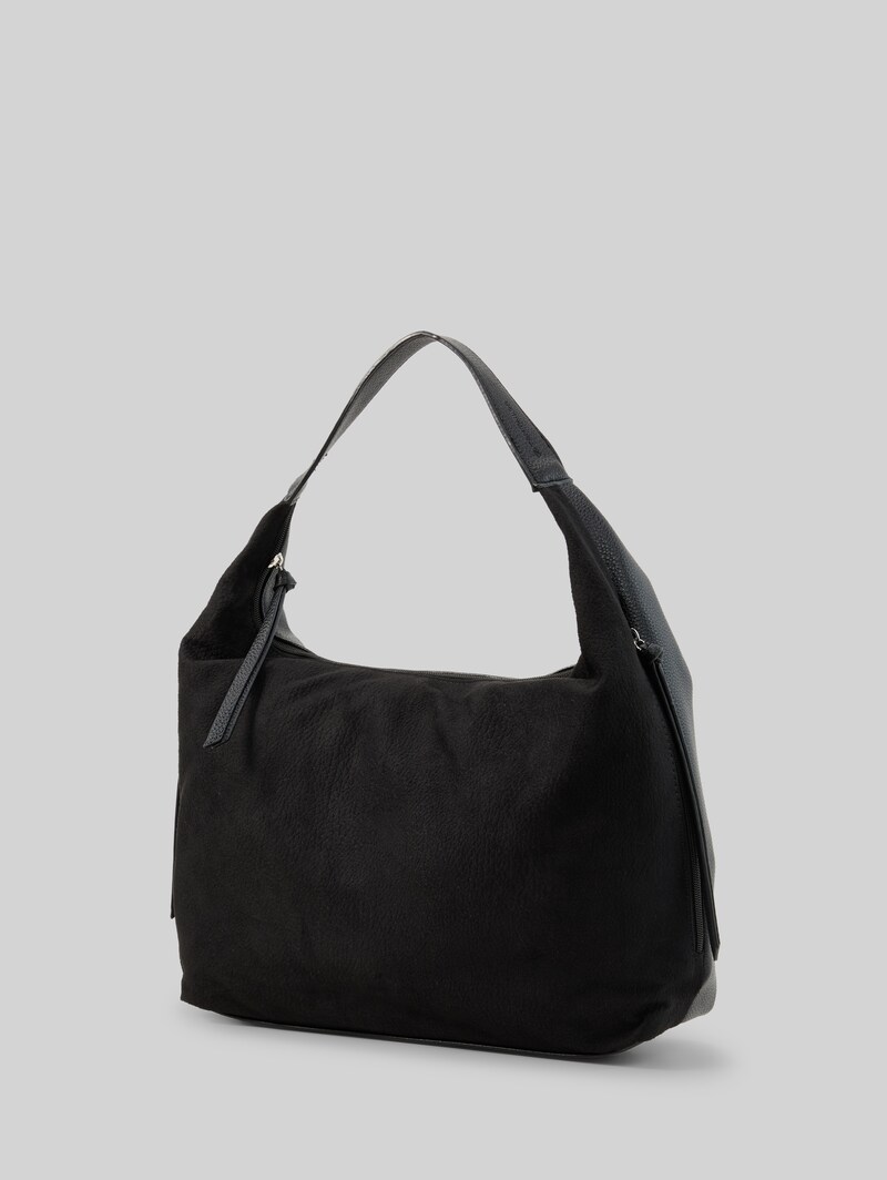 Tom Tailor TTAIANA L Beuteltasche in Wildleder-Optik - Schwarz / Black