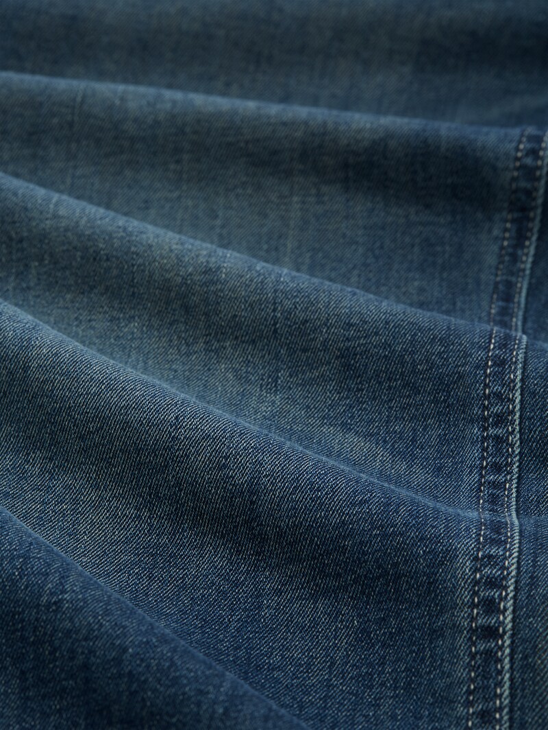 Tom Tailor TTMARVIN STRAIGHT Jeans - Used Mid Stone Blue Denim