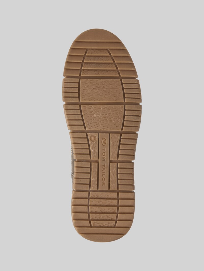 Tom Tailor Wasserdichte Schnürschuhe - Cognac
