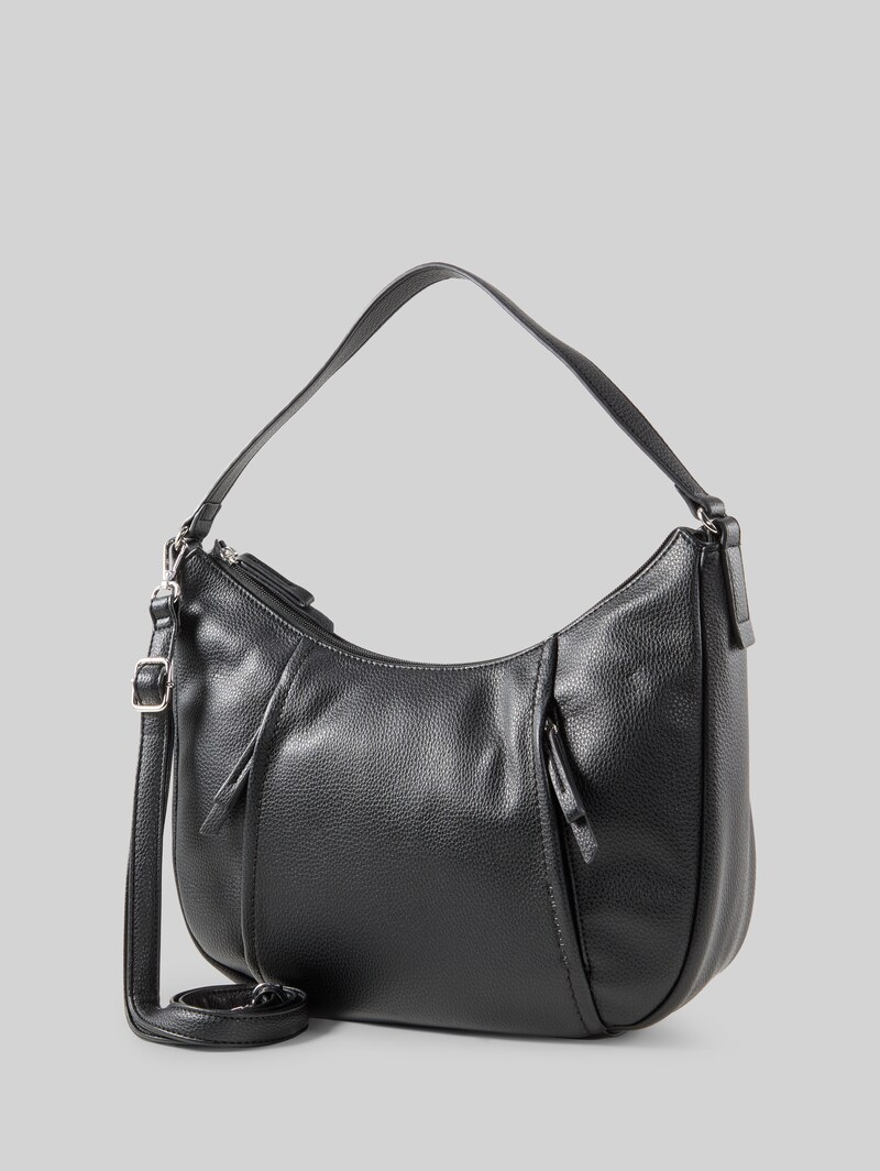 Tom Tailor TTBECA M Beuteltasche mit Reißverschluss-Details - Schwarz / Black