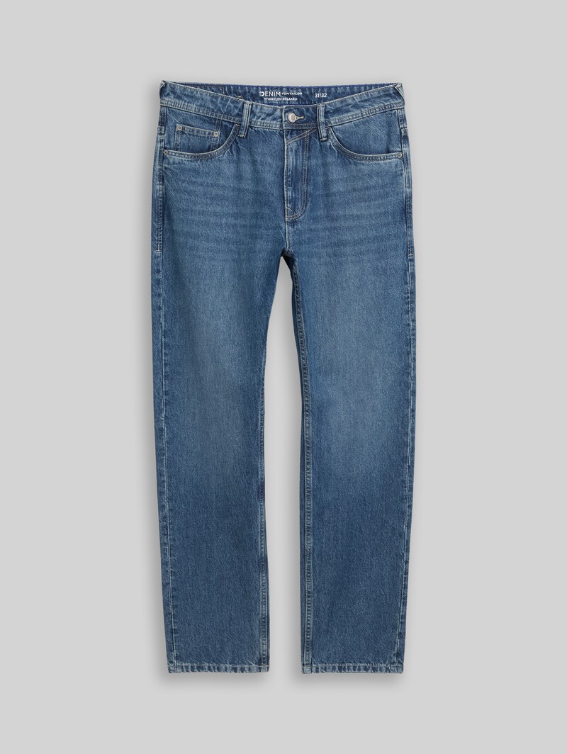 Tom Tailor TTWAYLEN RELAXED Jeans - Used Mid Stone Blue Denim