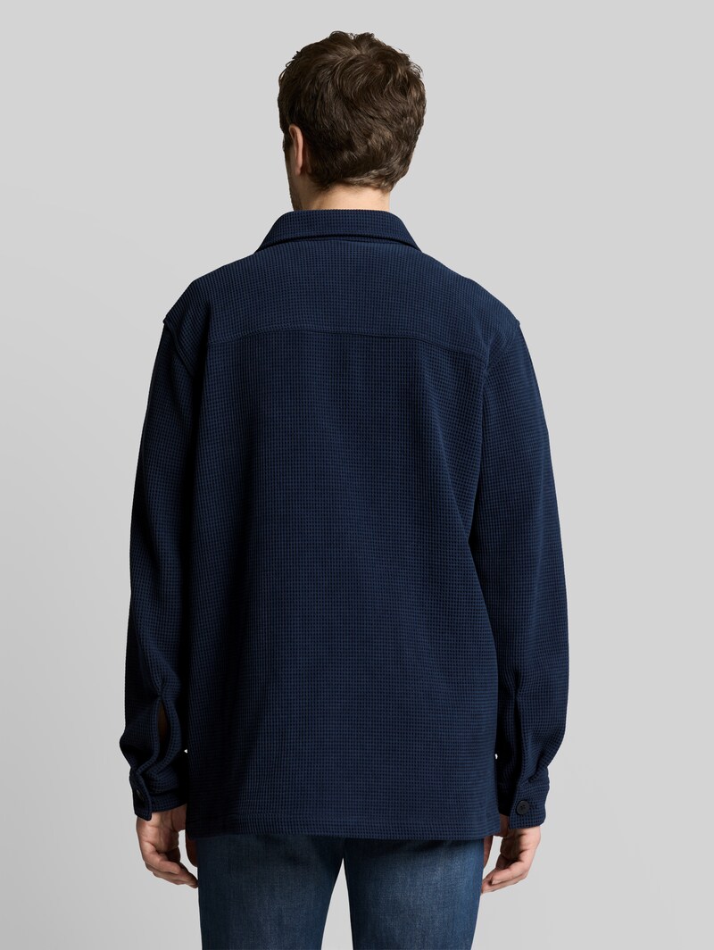 Tom Tailor Overshirt mit Taschen - Sky Captain Blue