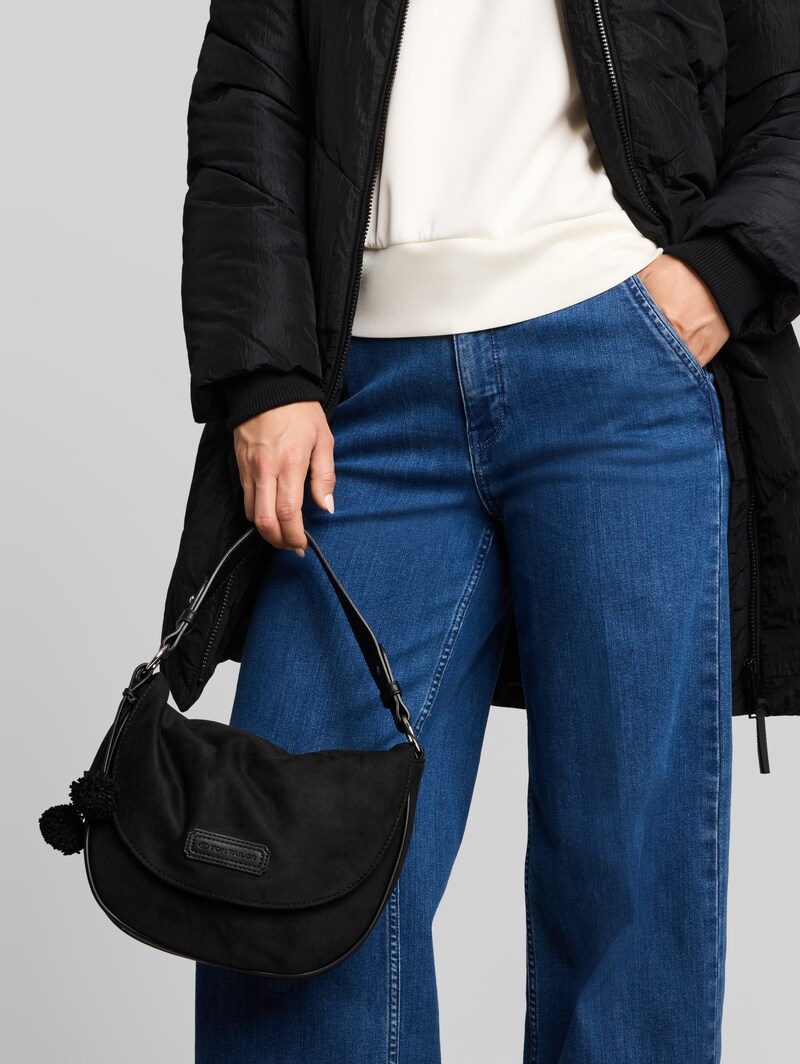 Tom Tailor TTIDRA Umhängetasche mit Überschlag - Schwarz / Black