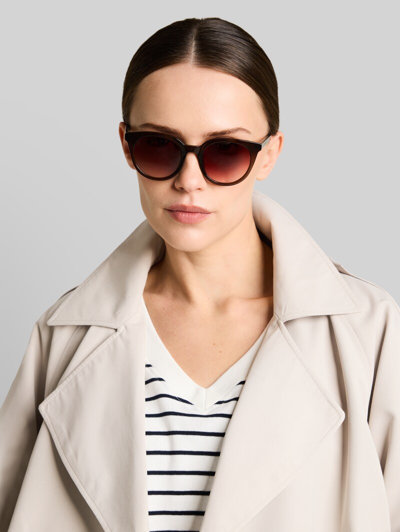 Tom Tailor Feminine Sonnenbrille aus Acetate Renew UV400 - Brown