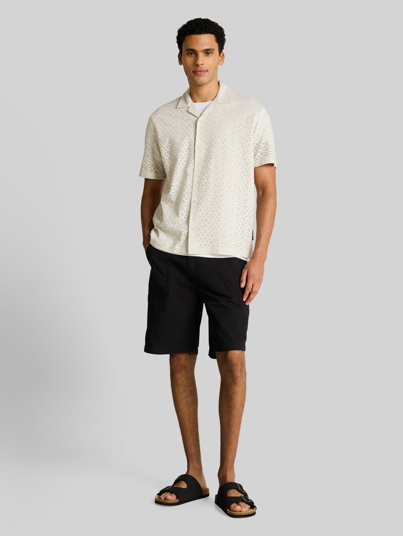 Tom Tailor TTLOOSE Carpenter-Shorts - Black
