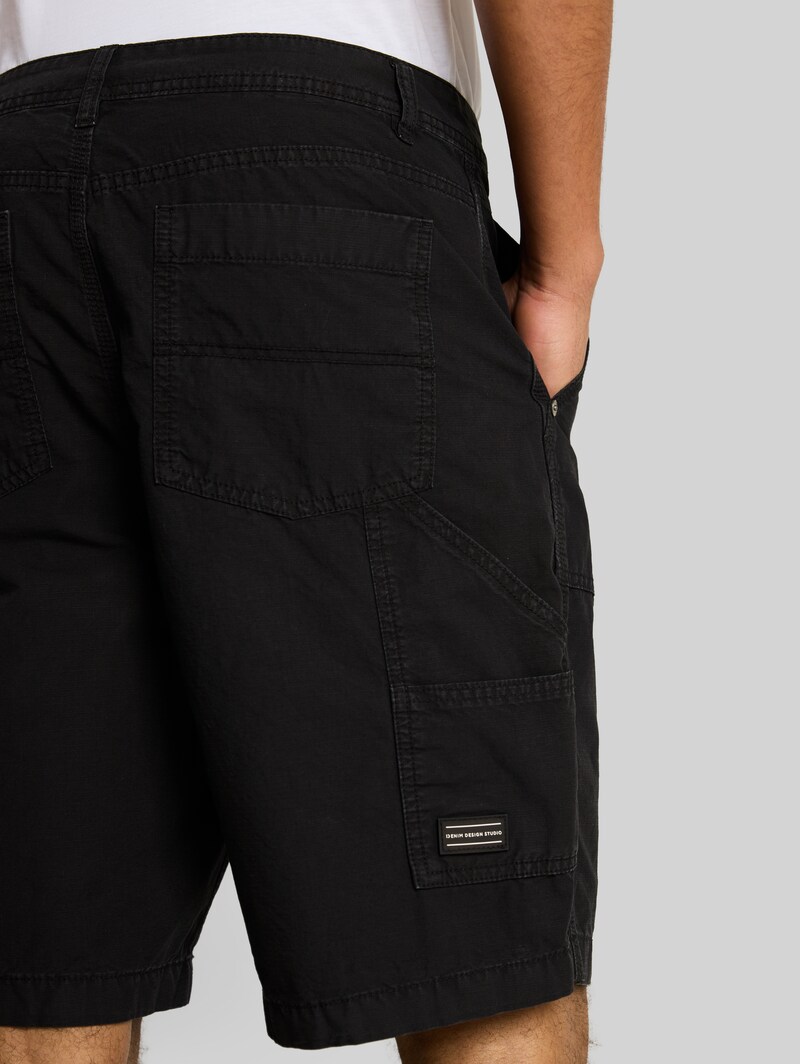 Tom Tailor TTLOOSE Carpenter-Shorts - Black