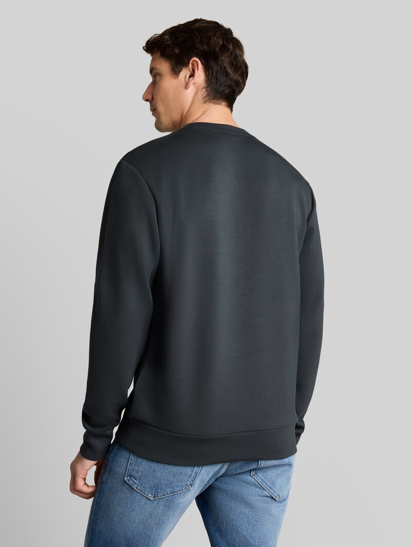 Tom Tailor Basic Scuba Sweatshirt - Darkest Olive