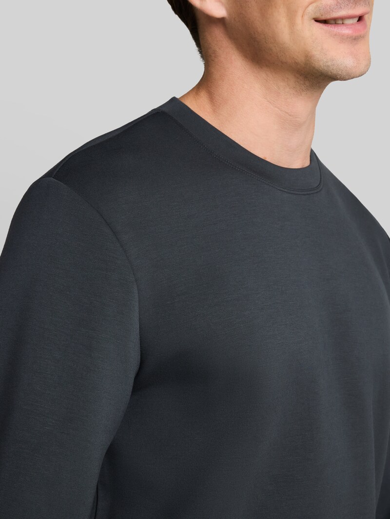 Tom Tailor Basic Scuba Sweatshirt - Darkest Olive