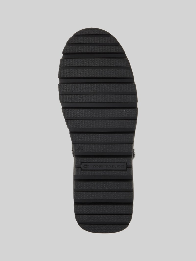 Tom Tailor Wasserfeste Schneestiefel mit Schnürung - Black