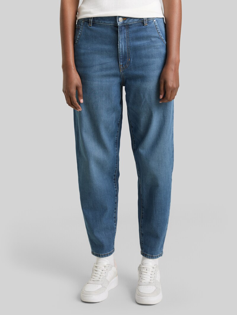 Tom Tailor BARREL MOM Vintage Jeans - Used Mid Stone Blue Denim