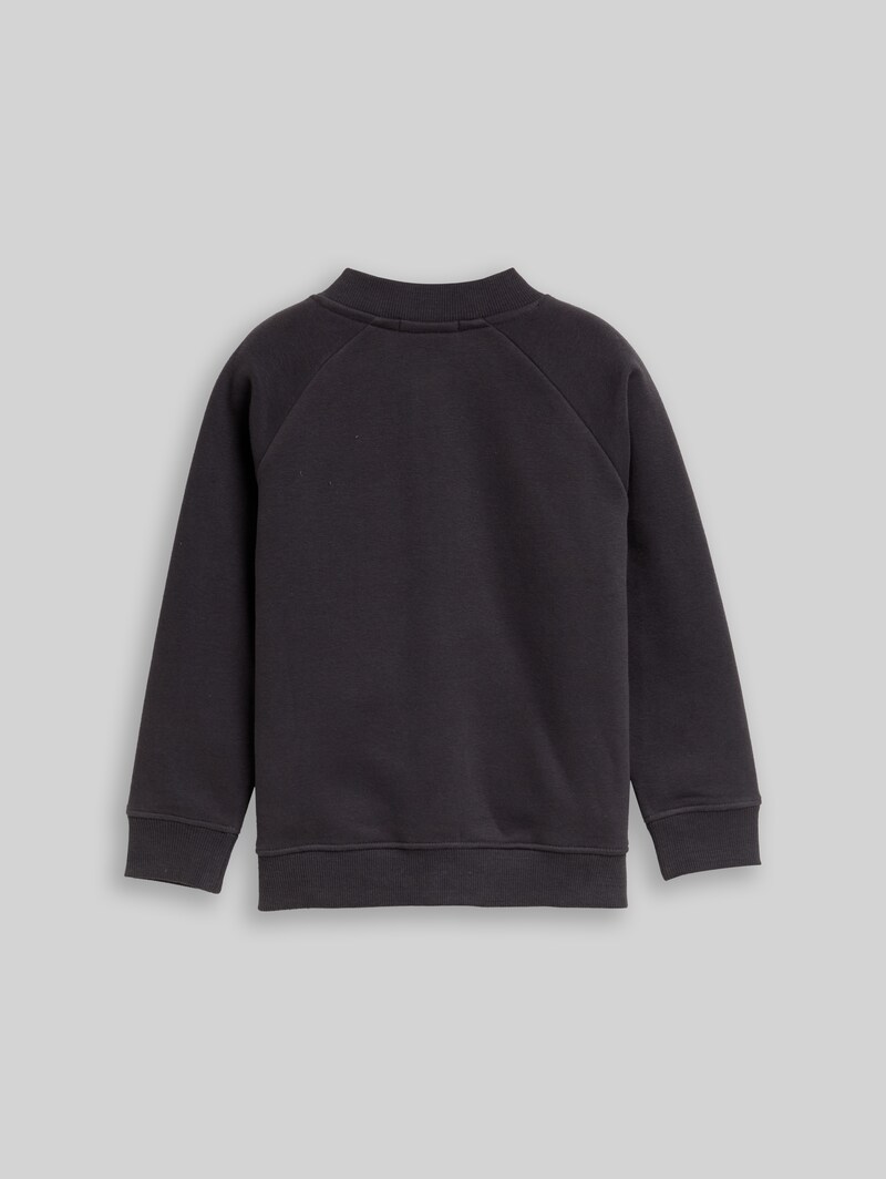 Tom Tailor College Sweatjacke - Coal Grey Tom Tailor College Sweatjacke - Coal Grey