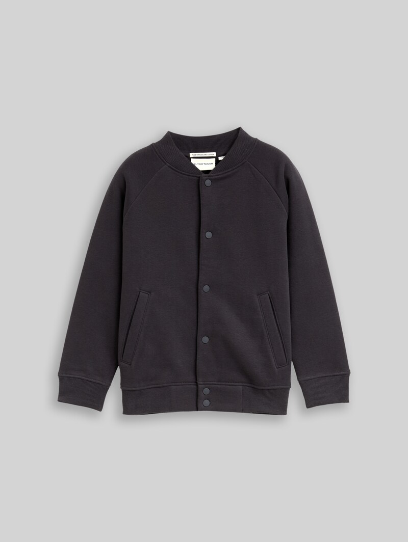 Tom Tailor College Sweatjacke - Coal Grey