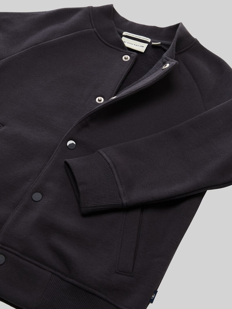 Tom Tailor College Sweatjacke - Coal Grey