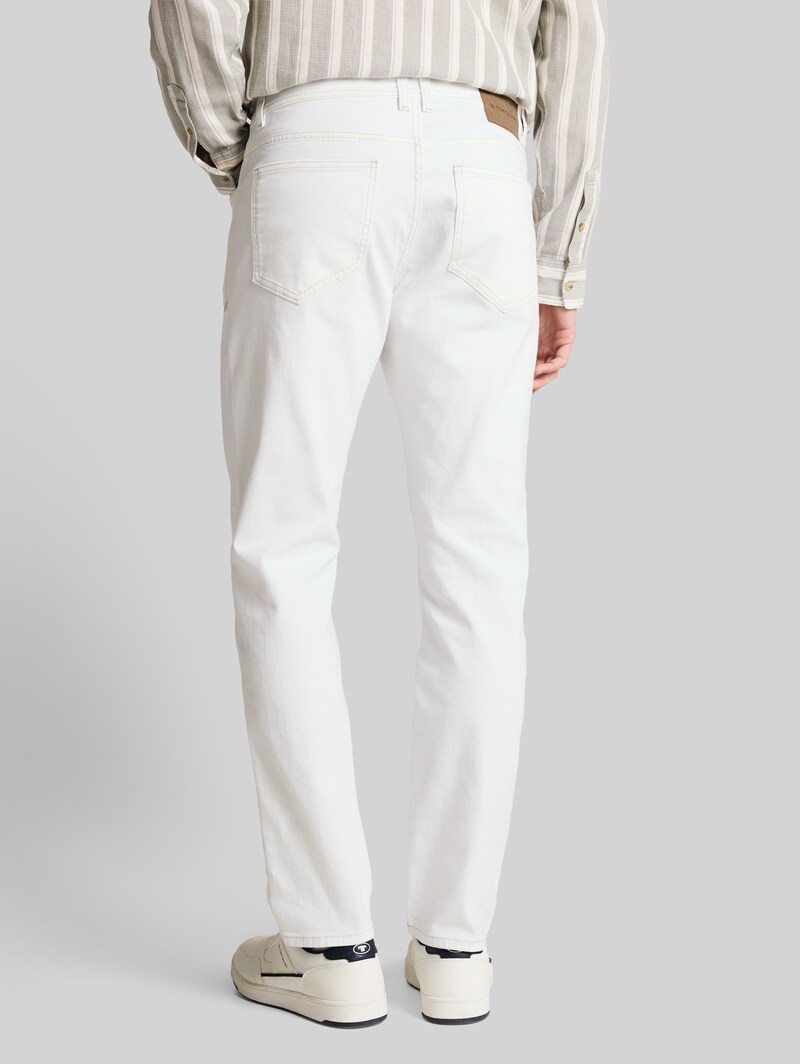 Tom Tailor TTJOSH REGULAR SLIM Jeans - White Denim Tom Tailor TTJOSH REGULAR SLIM Jeans - White Denim