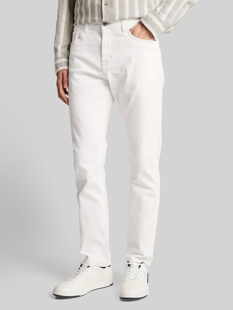 Tom Tailor TTJOSH REGULAR SLIM Jeans - White Denim