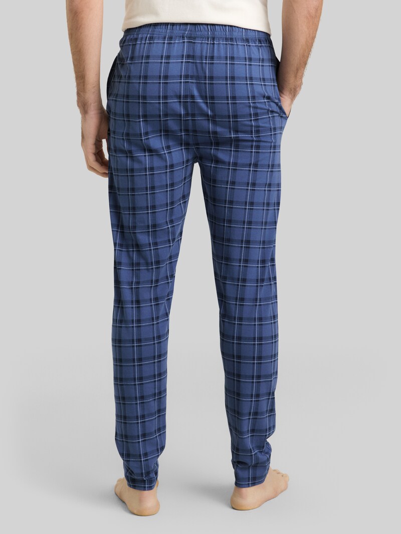 Tom Tailor Pyjama-Hose aus Baumwolle - Blue-medium-check