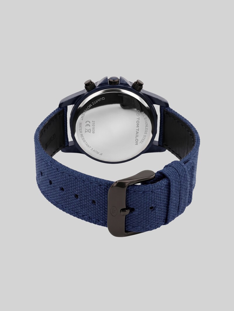 Tom Tailor Armbanduhr Chronograph marineblau - Gun