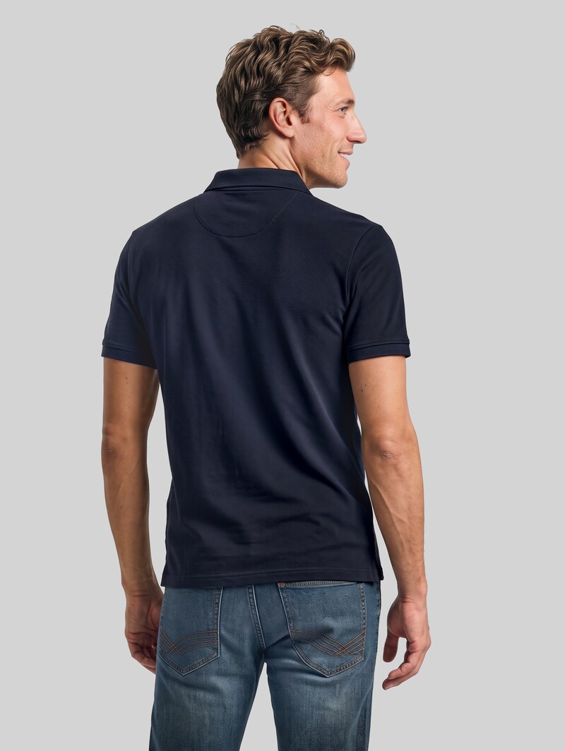 Tom Tailor Piqué Poloshirt aus Baumwolle - Sky Captain Blue