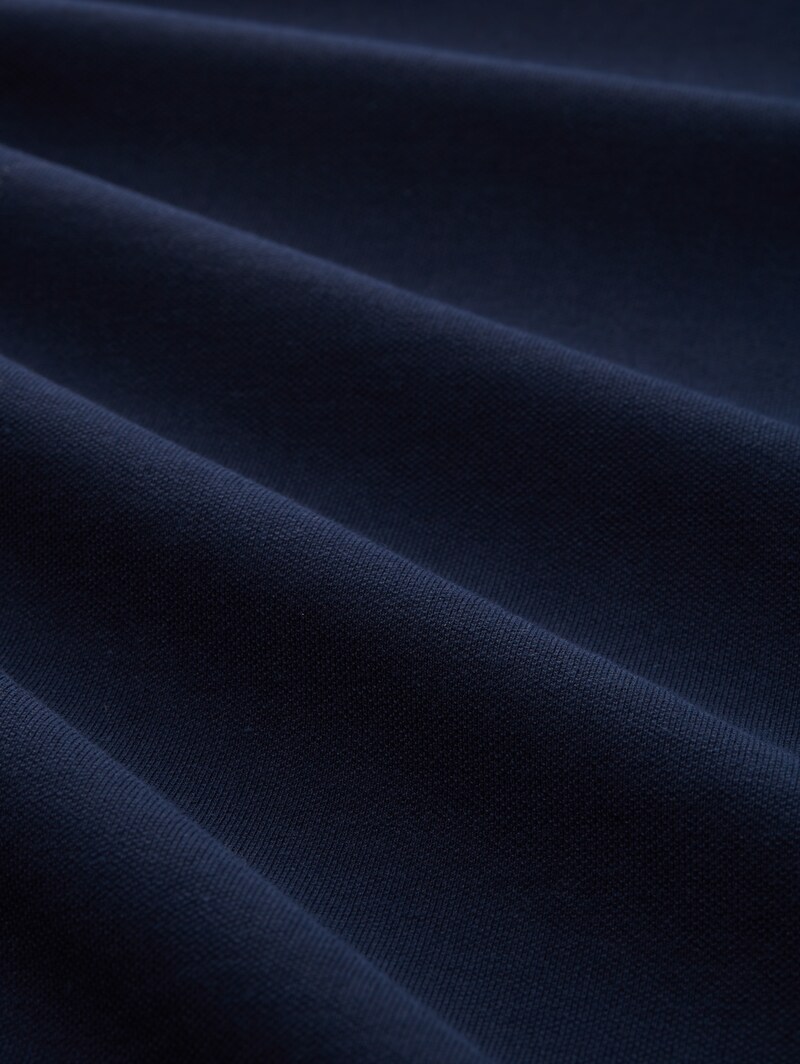 Tom Tailor Piqué Poloshirt aus Baumwolle - Sky Captain Blue
