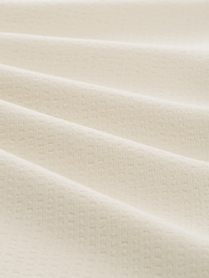 Tom Tailor TTLEA Seersucker Straight Hose - Champagne