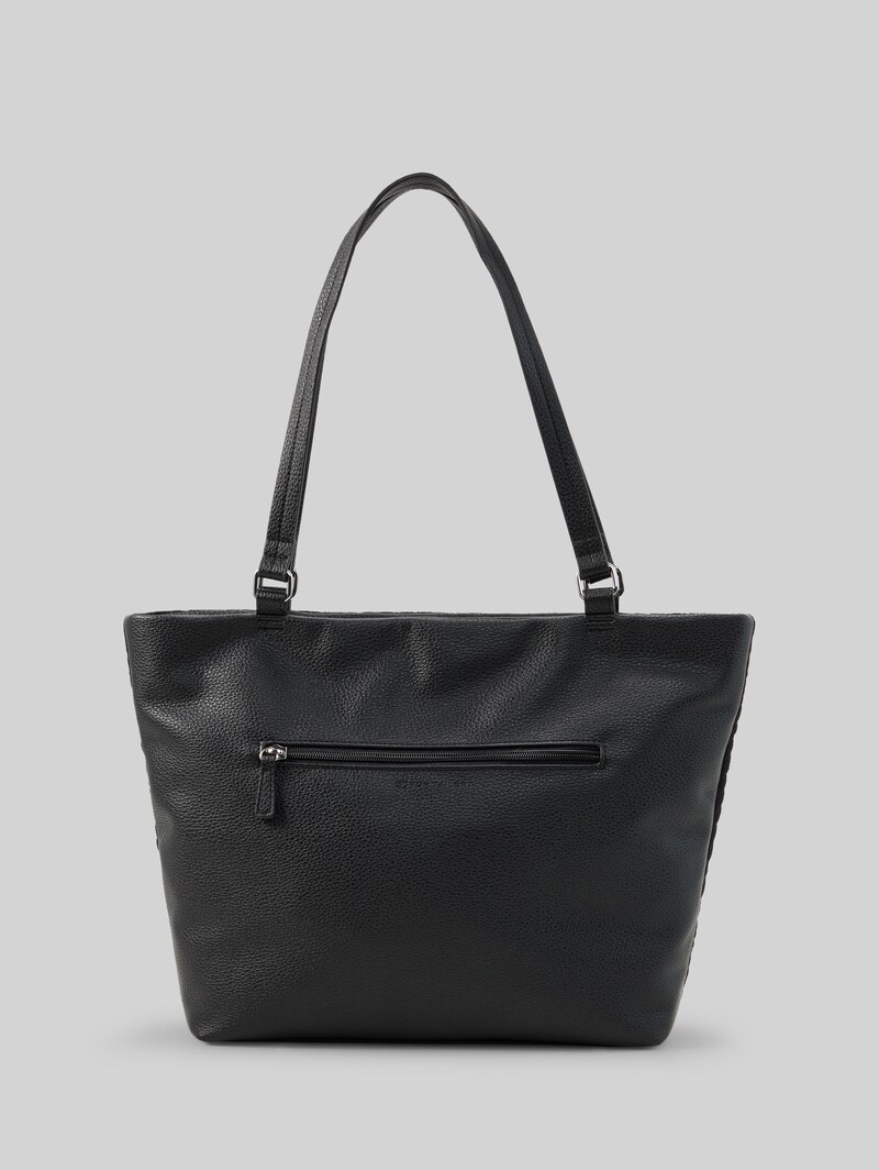 Tom Tailor TTXANTHIA L Shopper mit Logo-Prägung - Schwarz / Black